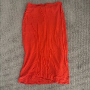 Old Navy Vibrant Red Pencil Skirt